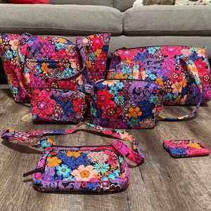 Vera Bradley Complete 6-Piece Travel Set